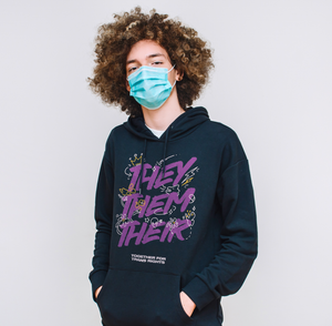 Open image in slideshow, THEY THEM THEIR - Unisex Hoodie

